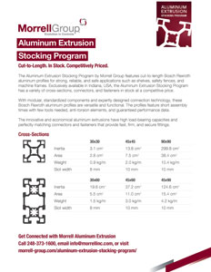 Aluminum Extrusion Sell Sheet