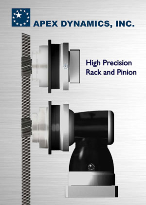apex dynamics rack and pinion brochure