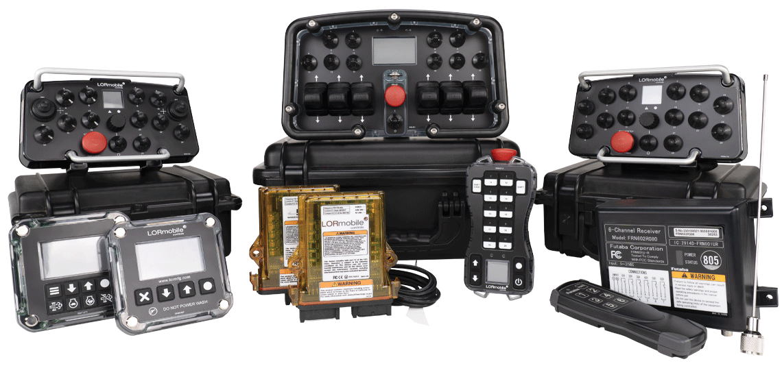 LOR radio remote controls products line up